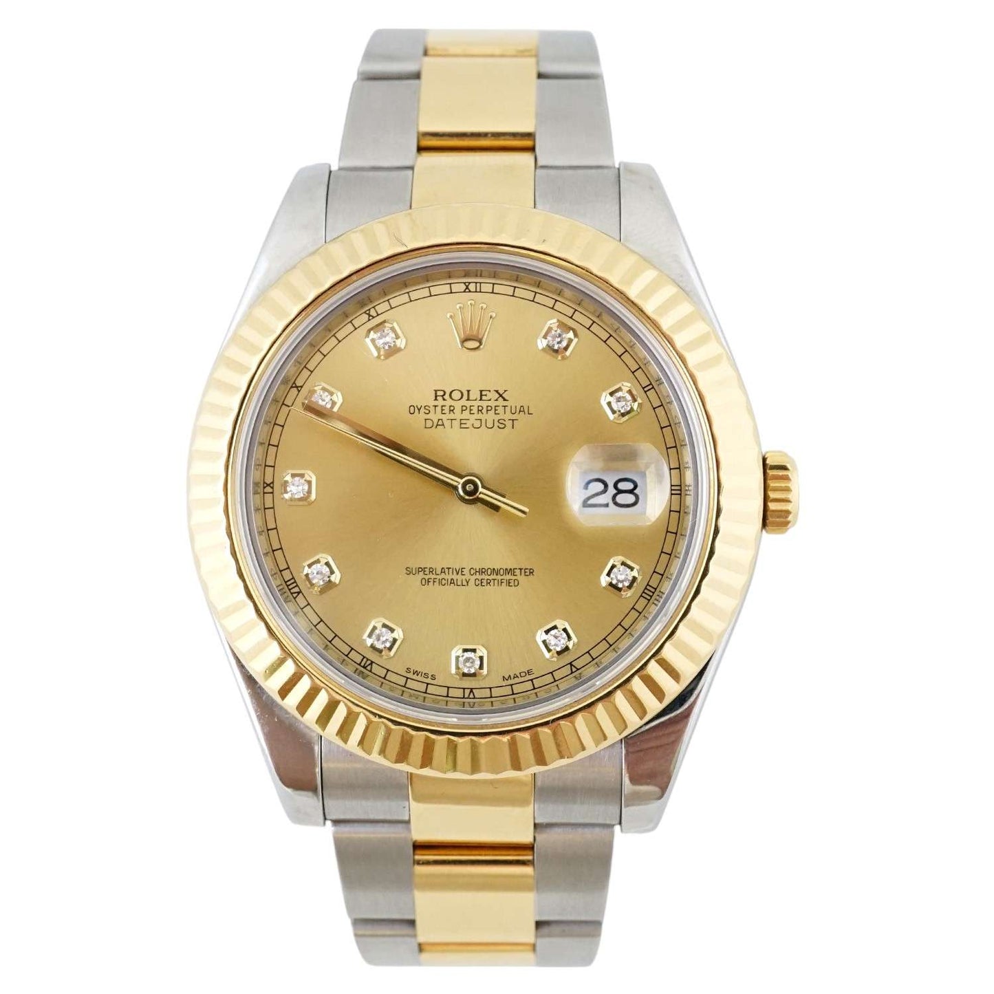 Rolex Datejust Seel and 18k Yellow Gold 40mm - Pre-Owned image 0