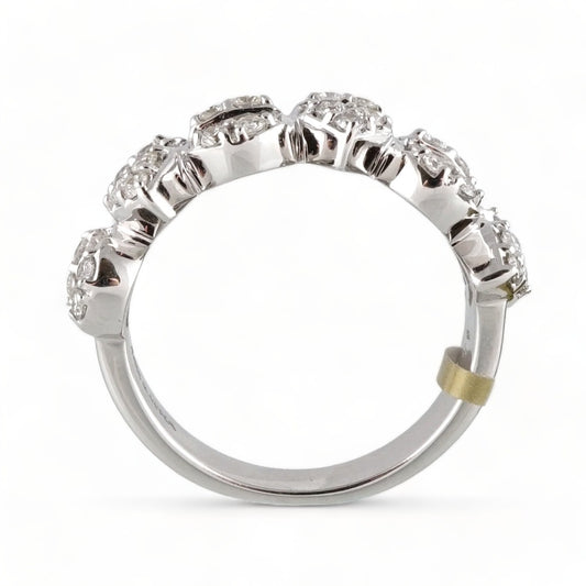 14k White Gold Diamond Ring image 1