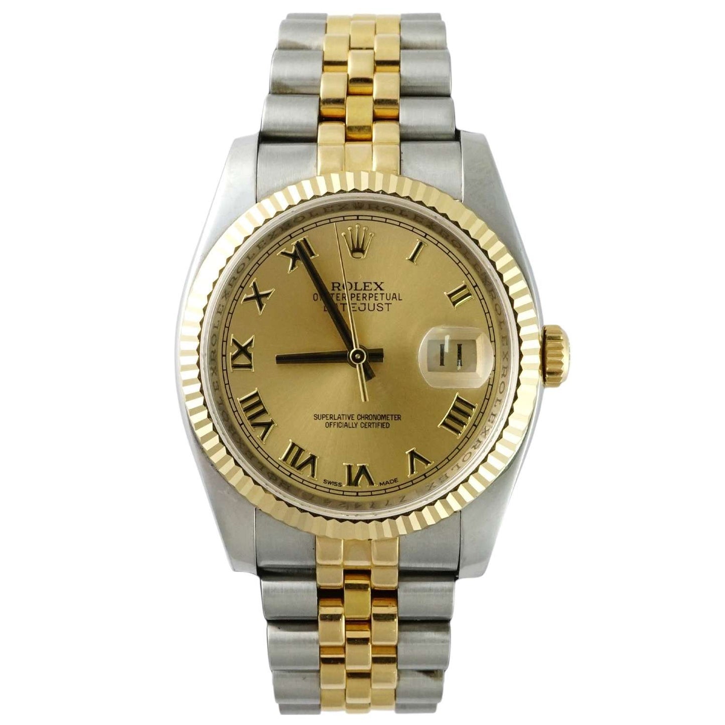 Rolex Datejust Champagne Roman Numerals 36mm - Pre-Owned image 0