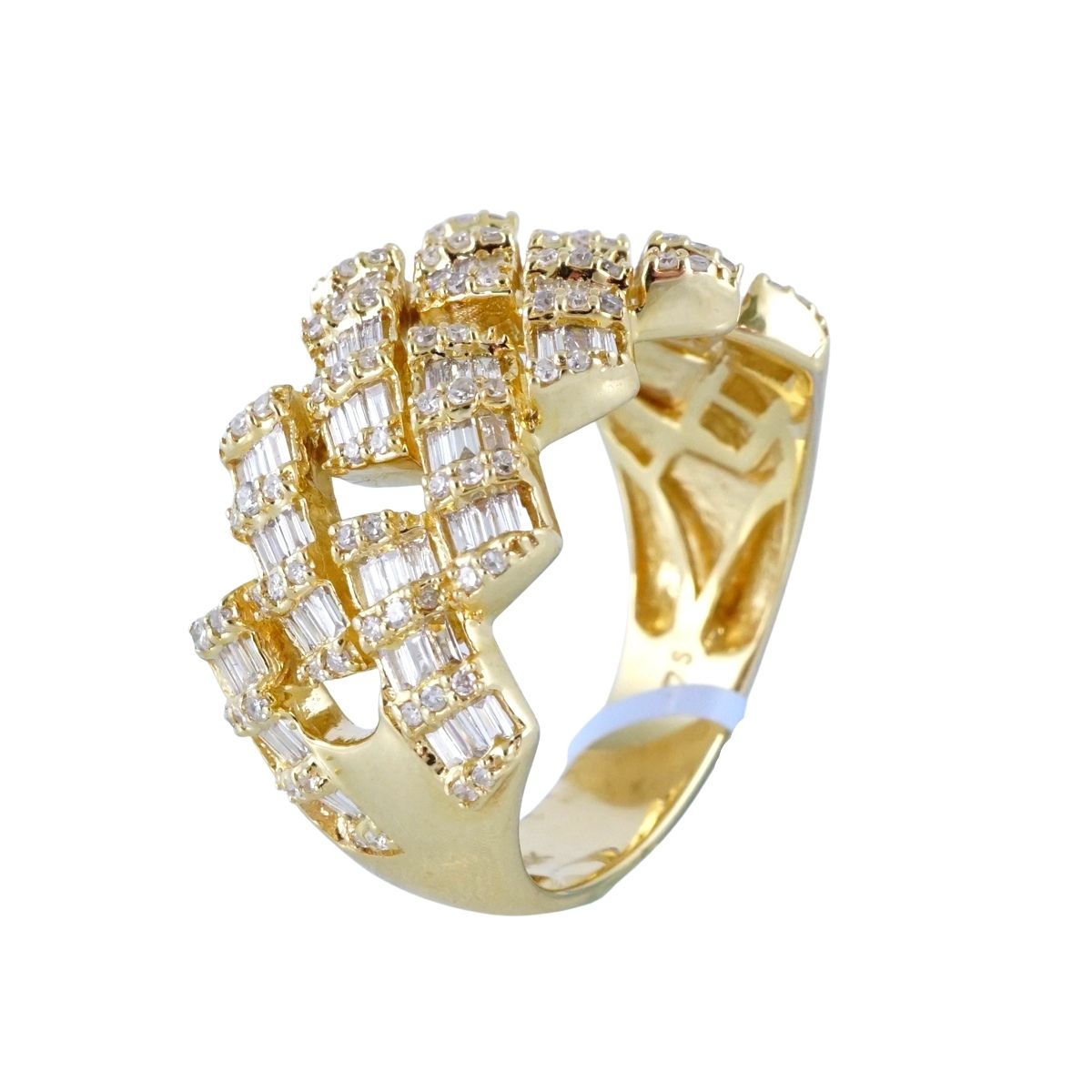 14k Yellow Gold Diamond Elegant Ring image 2
