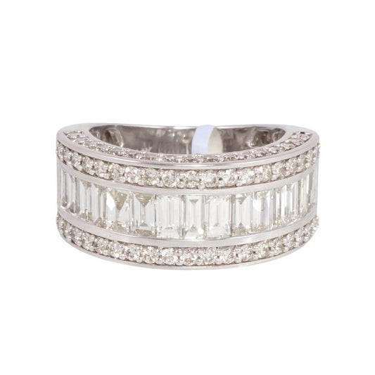 Diamond White Gold Ring 14k image 1