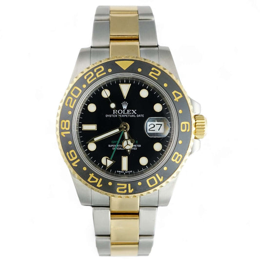 Rolex GMT-Master II Black Dial Two Tones 40mm - Pre-Owned image 1