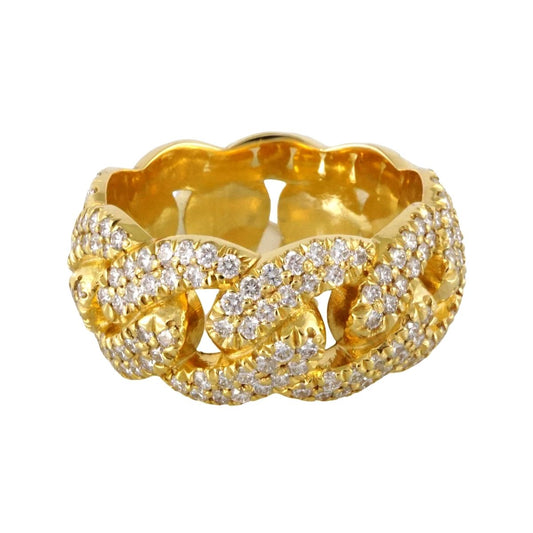 14k Yellow Gold Diamond Ring image 1