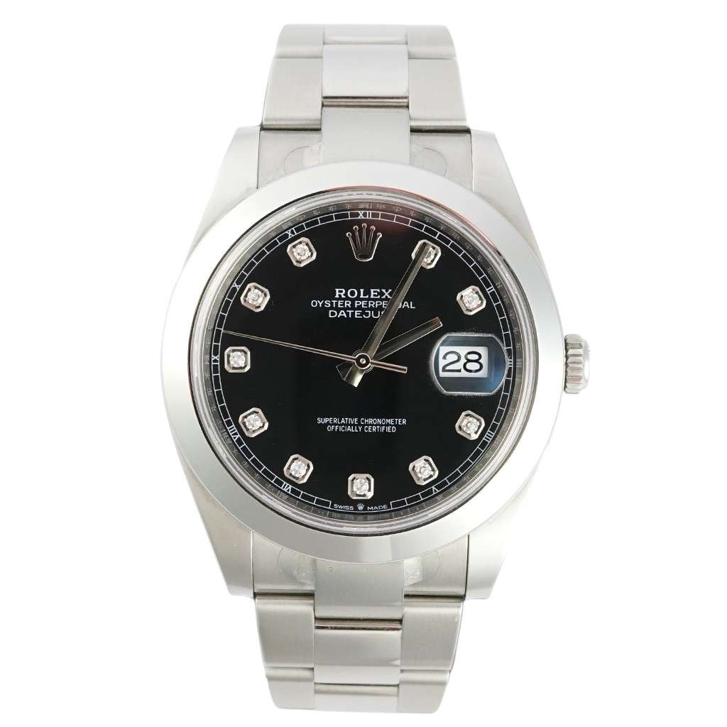 Rolex Datejust Black Dial 41mm - Pre-Owned image 0