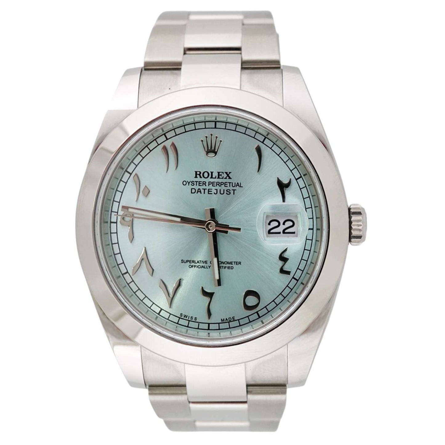 Rolex Datejust Ice Blue Arabic Numbers 40mm - Pre-Owned image 0