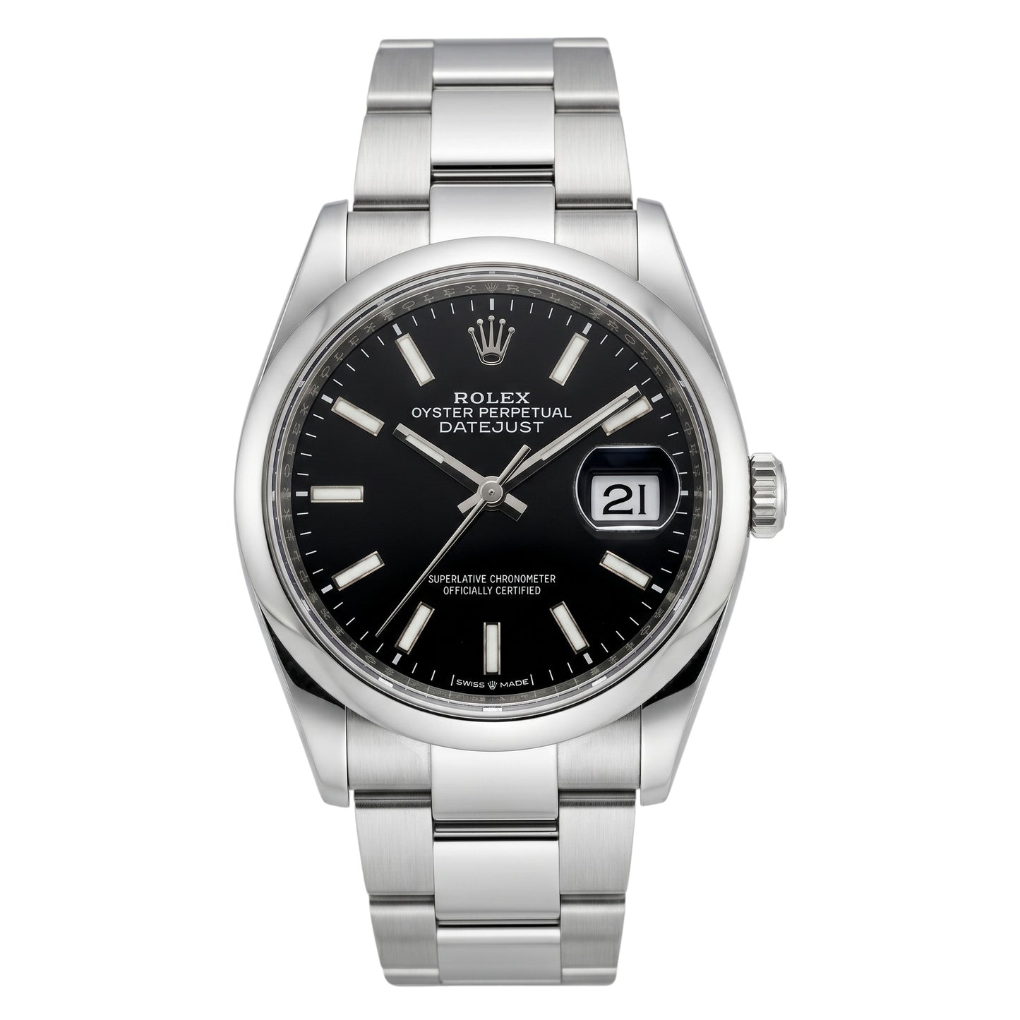 Rolex Datejust Black Index 36mm M126200