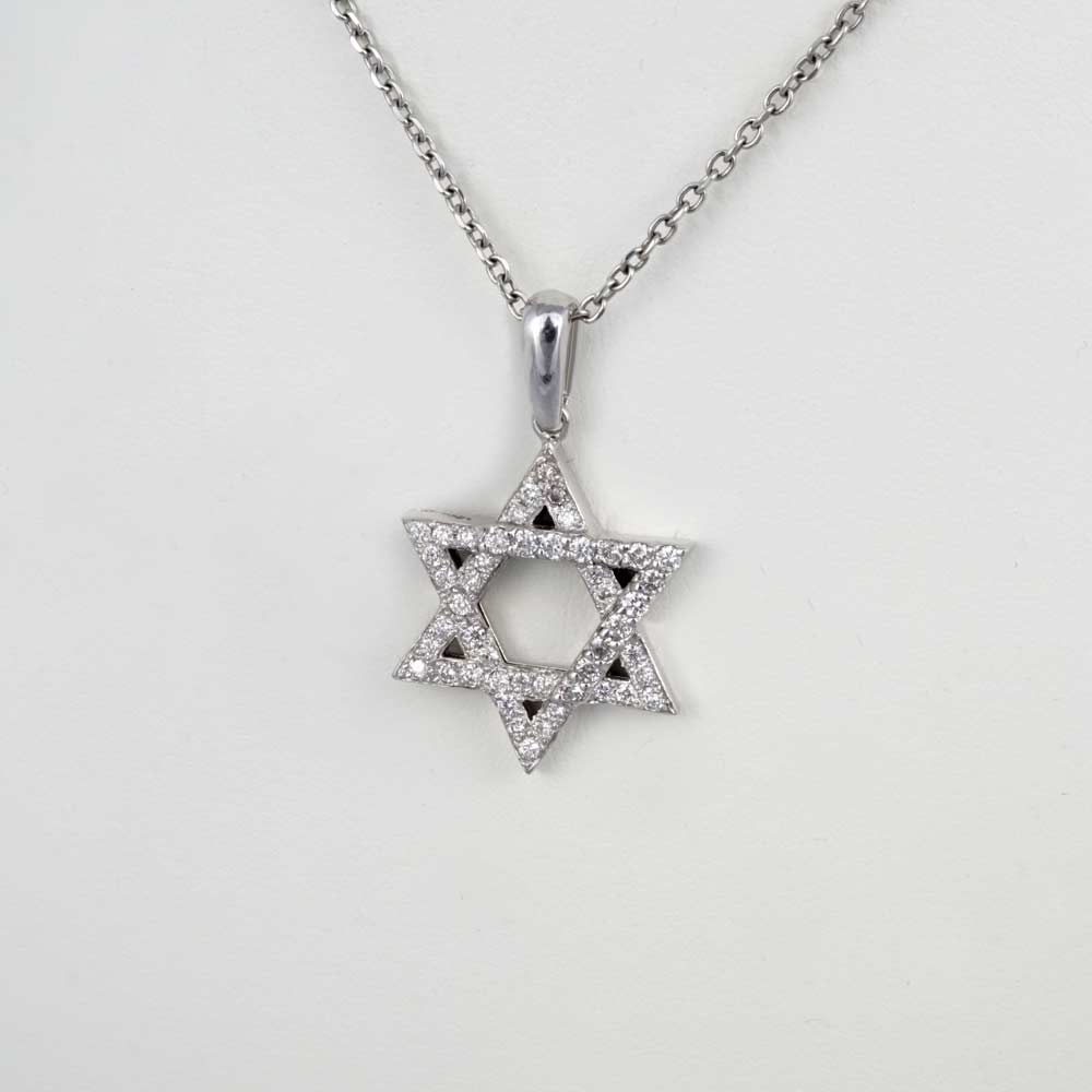 14k Gold Star of David Pendant image 2