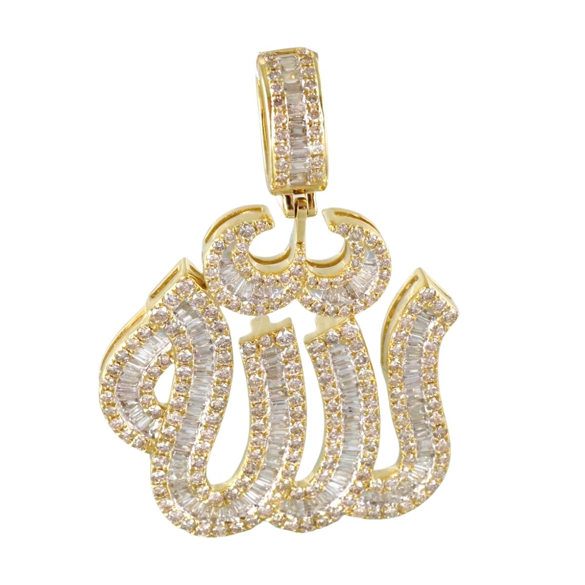 14k Gold Diamond Spiritual Symbol Pendant image 2
