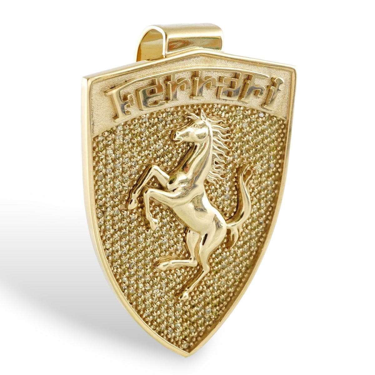 14k Yellow Gold Diamond Ferrari Money Clip image 2