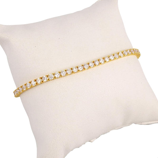Diamond Gold Tennis Bracelet 14k image 1
