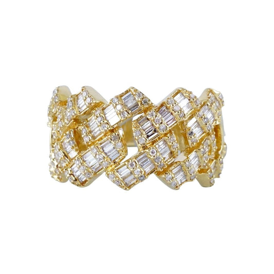 14k Yellow Gold Diamond Elegant Ring image 1