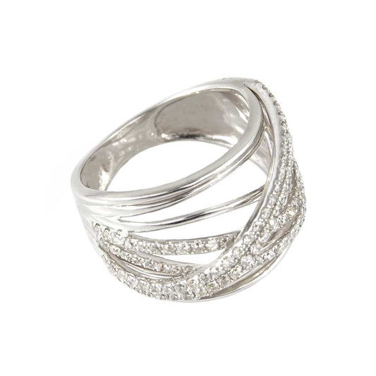 14k Diamond Woman Gold Ring image 1