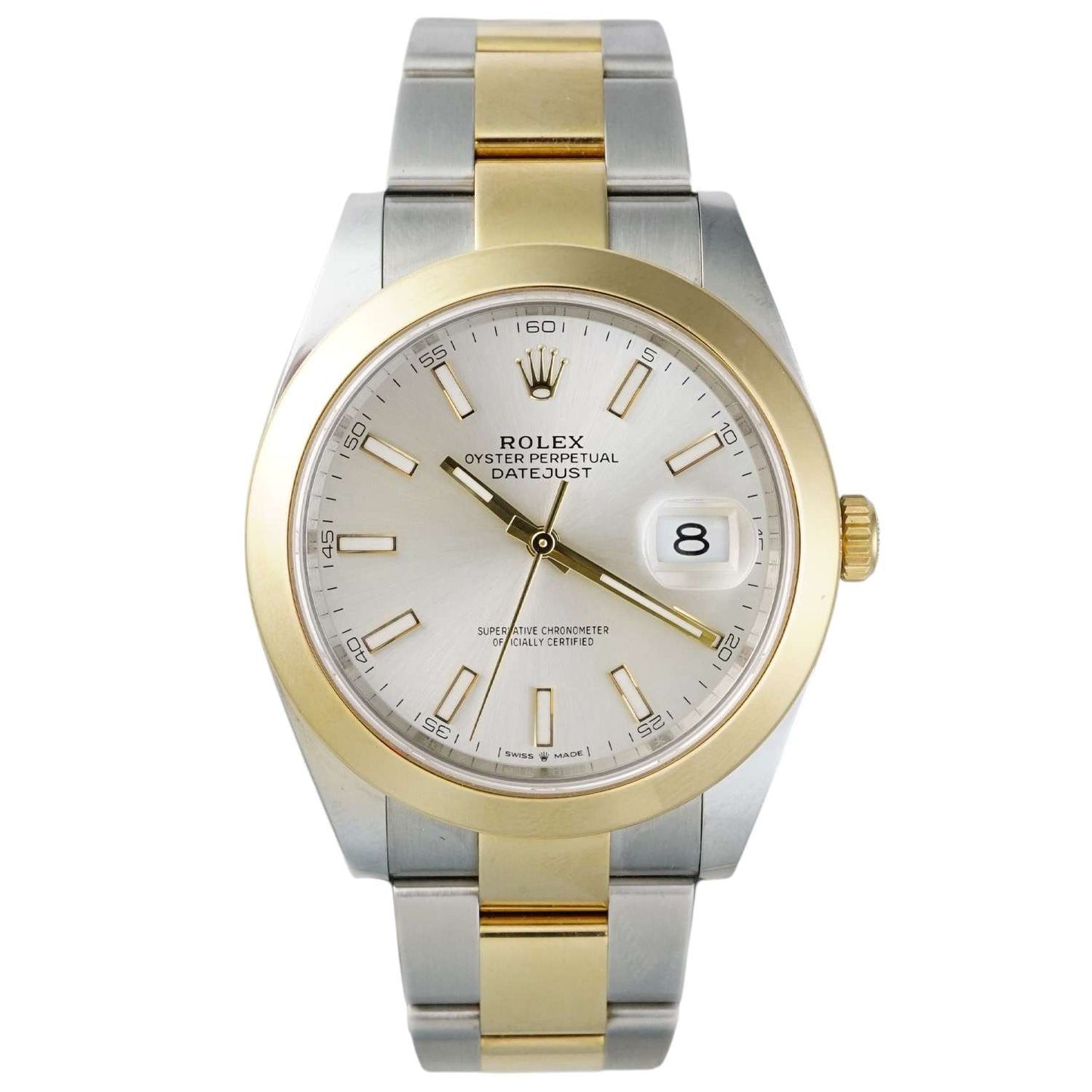 Rolex Datejust Silver Dial Automatic 41mm - Pre-Owned image 0