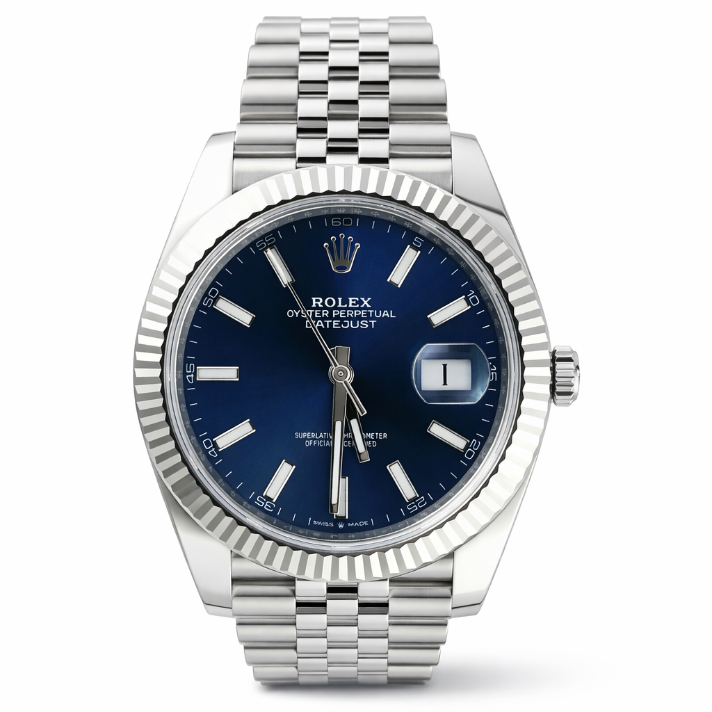 Rolex Datejust Blue Dial Stell 41mm 126334 - Pre-Owned