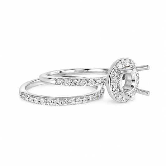 14k Engagement Duo Gold Rings