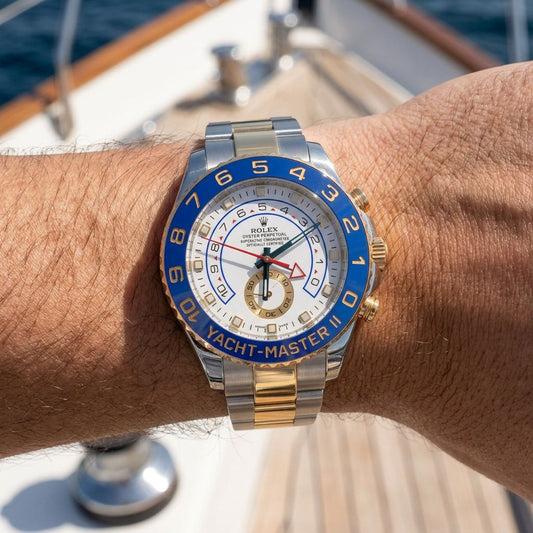 Rolex Yacht-Master II Two Tone Rose 44mm 116681 - Pre-Owned