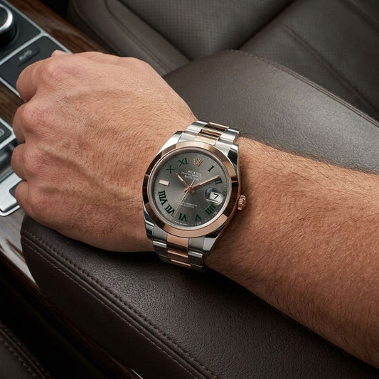 Rolex Datejust Wimbledon 41mm Rose 126301 - Pre-Owned