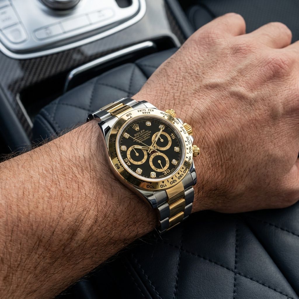 Rolex Daytona Black Diamond Dial 40mm 116503 - Pre-Owned