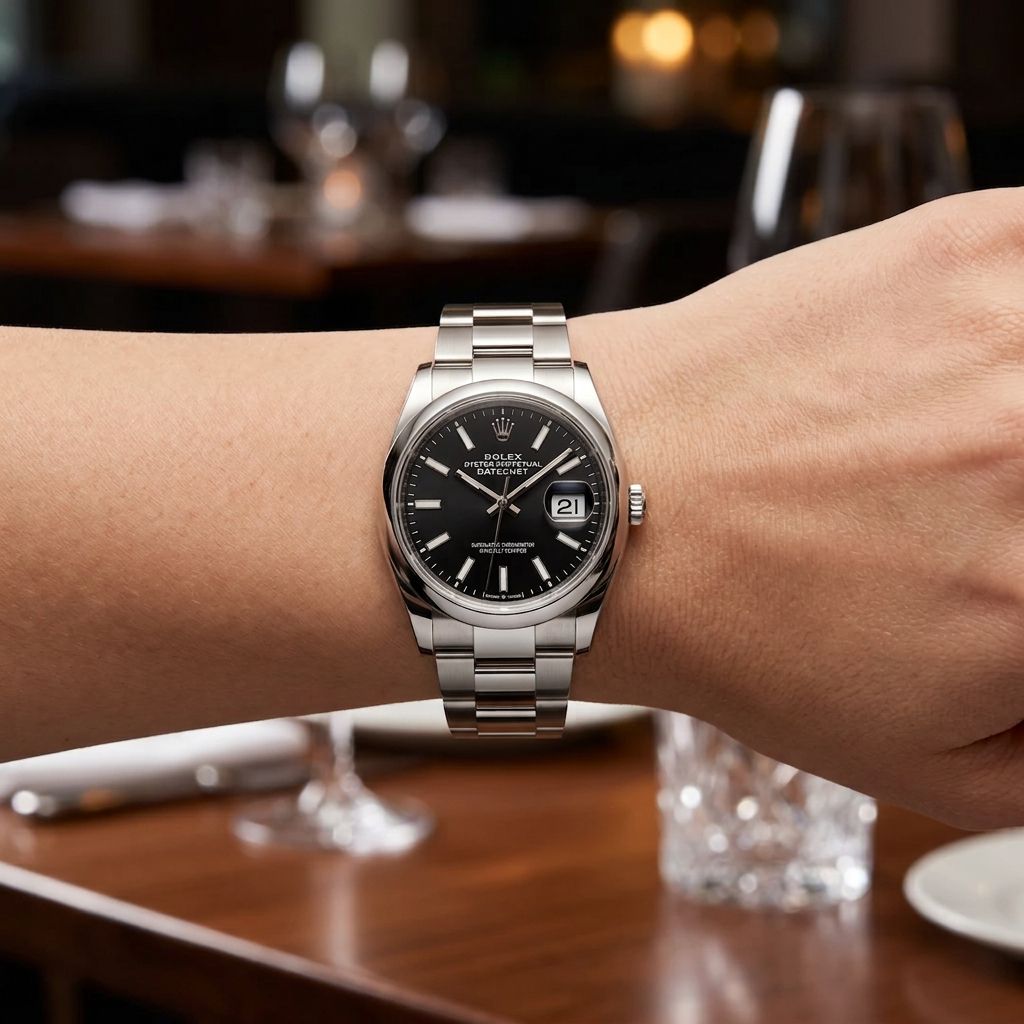 Rolex Datejust Black Index 36mm M126200 - Pre-Owned