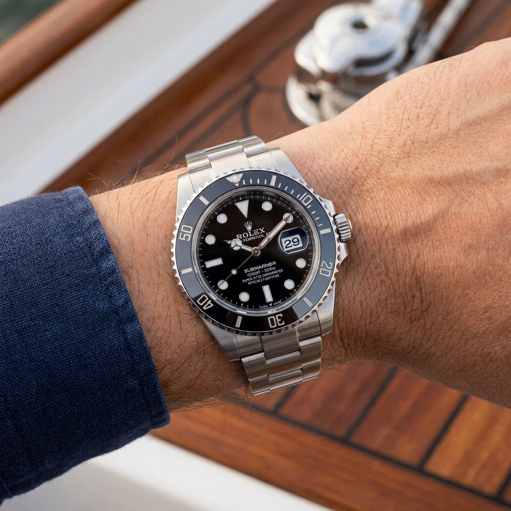 Rolex Submariner Oyster Perpetual Esfera Negra 41mm - Usado