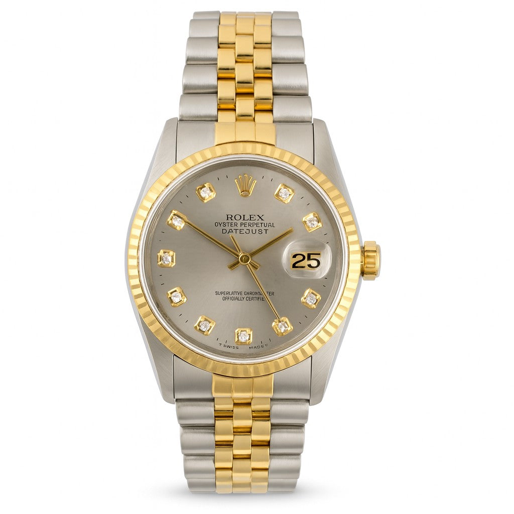 Rolex Datejust Gold 18k Two Tone 36mm 16233 - Pre-Owned