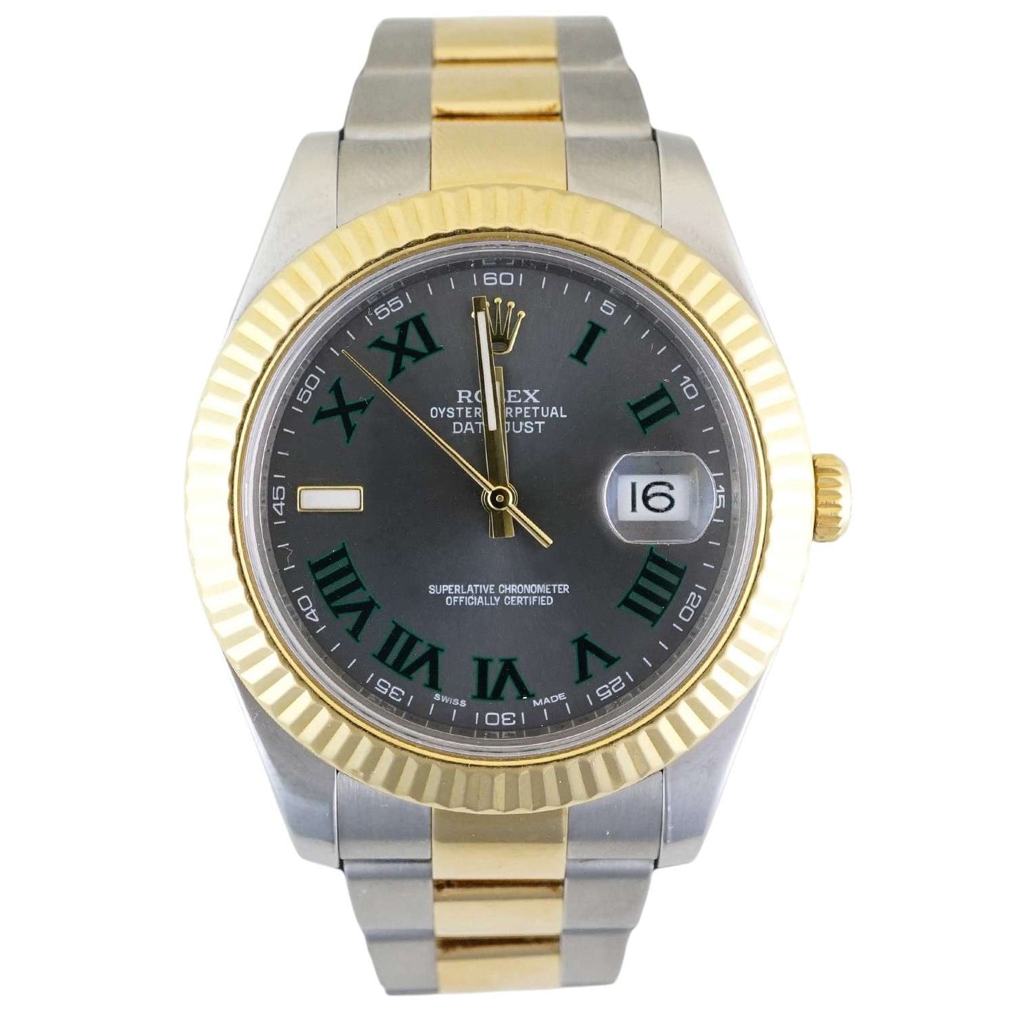Rolex Datejust Grey Dial Two-Tone 41mm - Pre-Owned image 0