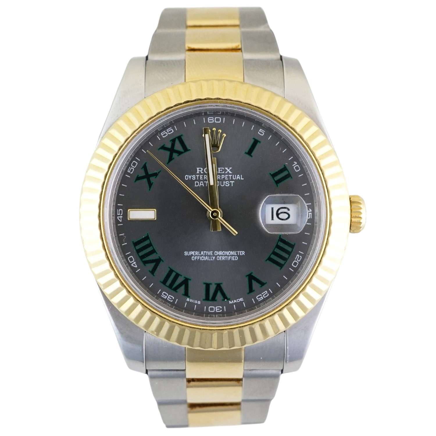 Rolex Datejust Grey Dial Two-Tone 41mm - Pre-Owned image 0
