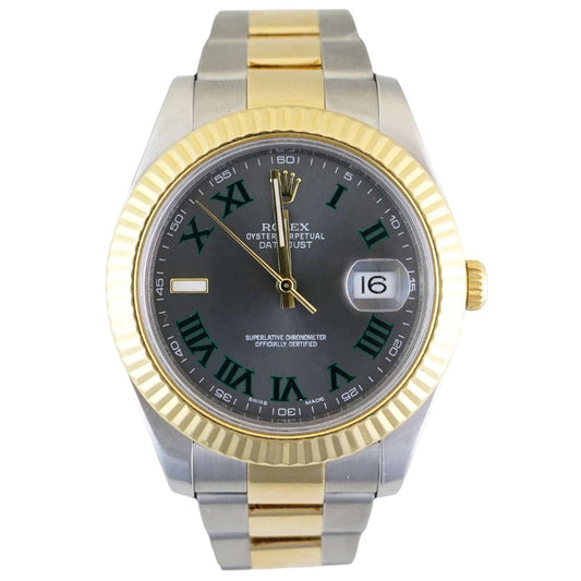 Rolex Datejust Grey Dial Two-Tone 41mm - Pre-Owned image 0