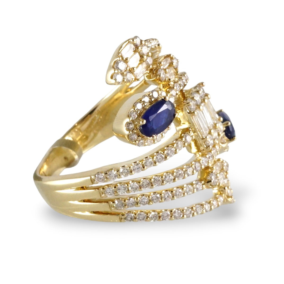 14k Yellow Gold Diamond Ring image 1