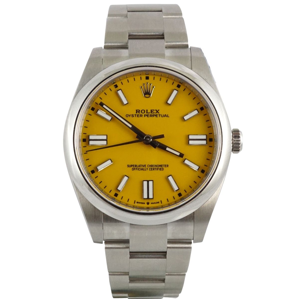 Rolex Oyster Perpetual Yellow Dial 41mm - Pre-Owned image 0
