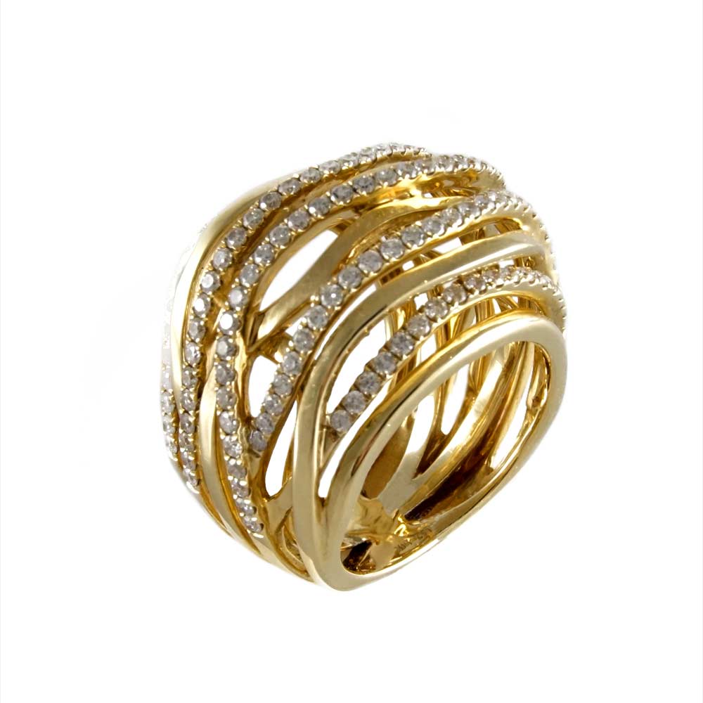 14k Elegant Diamond Gold Ring for Women image 0