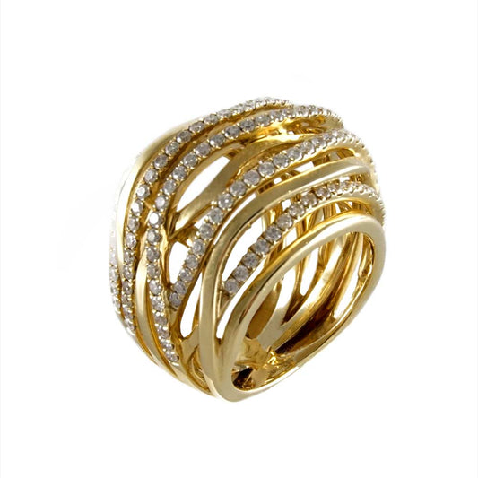 14k Elegant Diamond Gold Ring for Women image 0