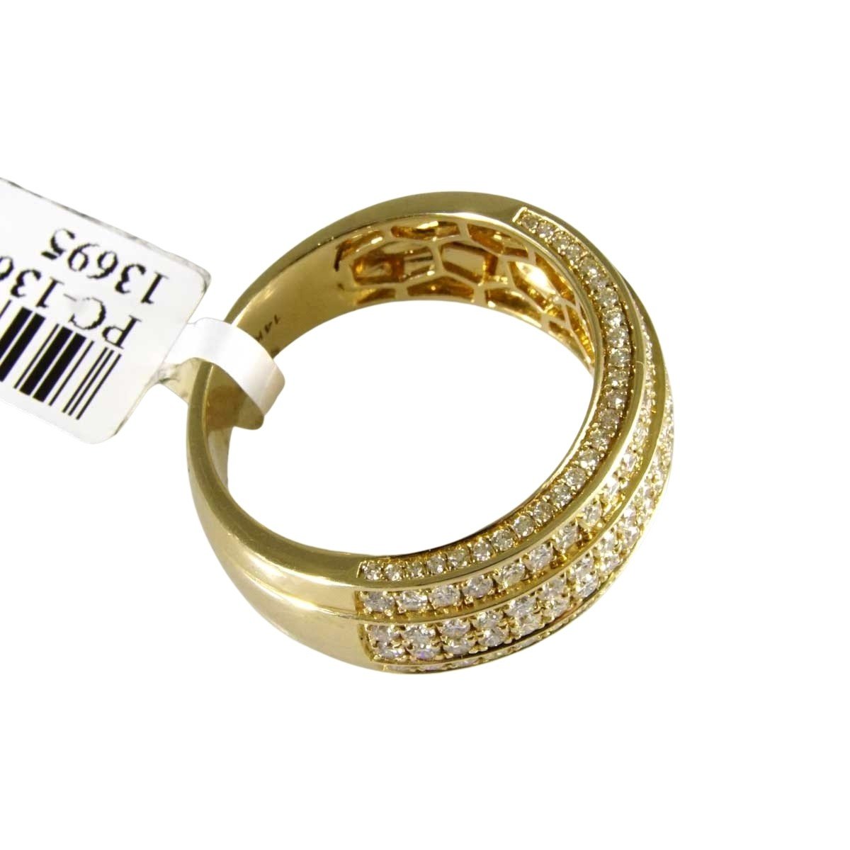 14k Yellow Gold Diamond Ring image 1