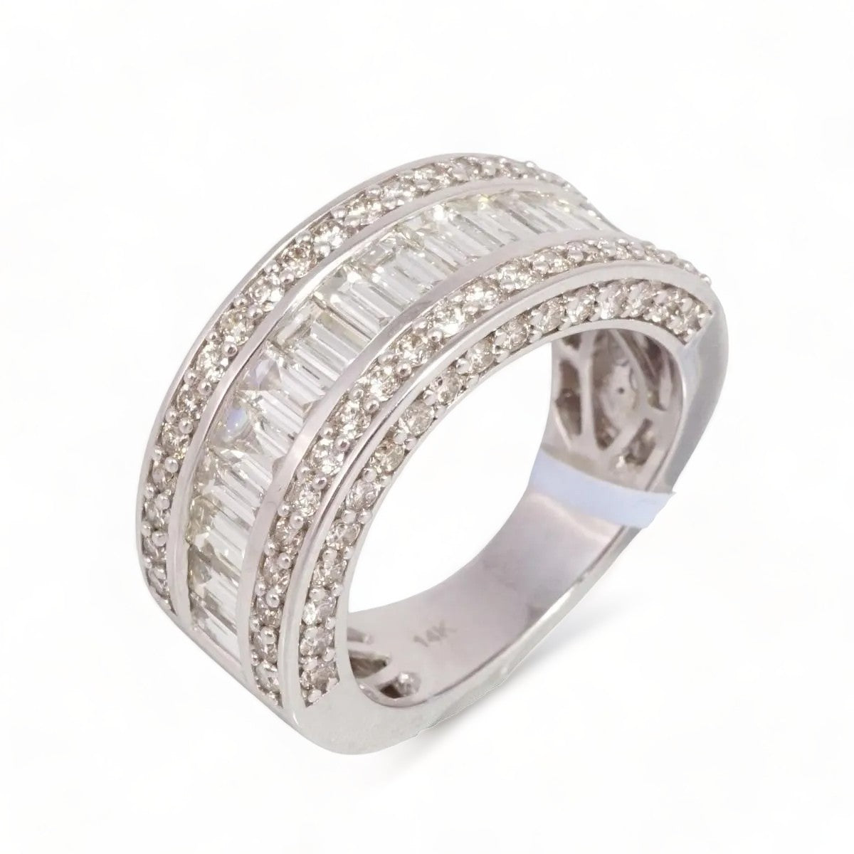 Diamond White Gold Ring 14k image 0