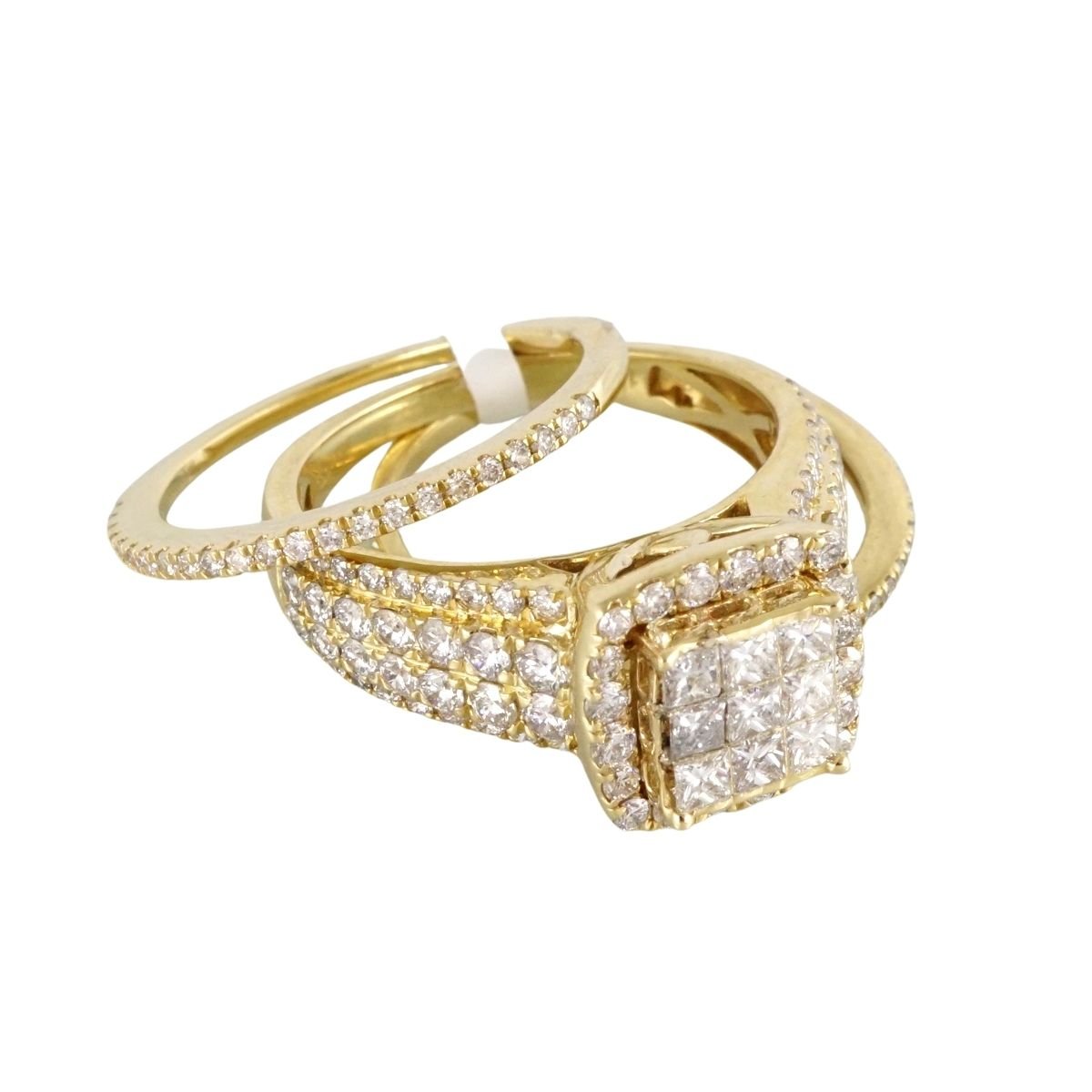 14k Gold Diamond Ring for Women image 2