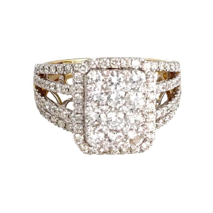 14k Gold Diamond Ring for Women image 2
