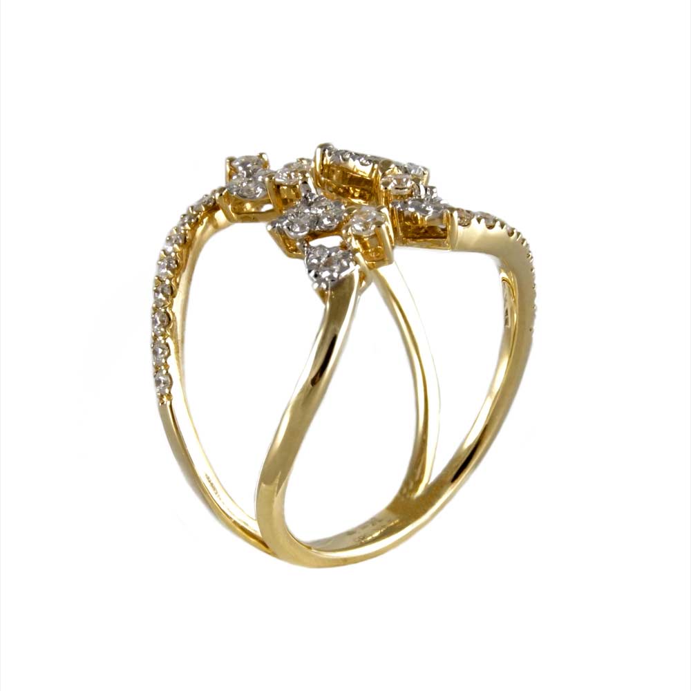 14k Gold Diamond Ring for Woman image 0