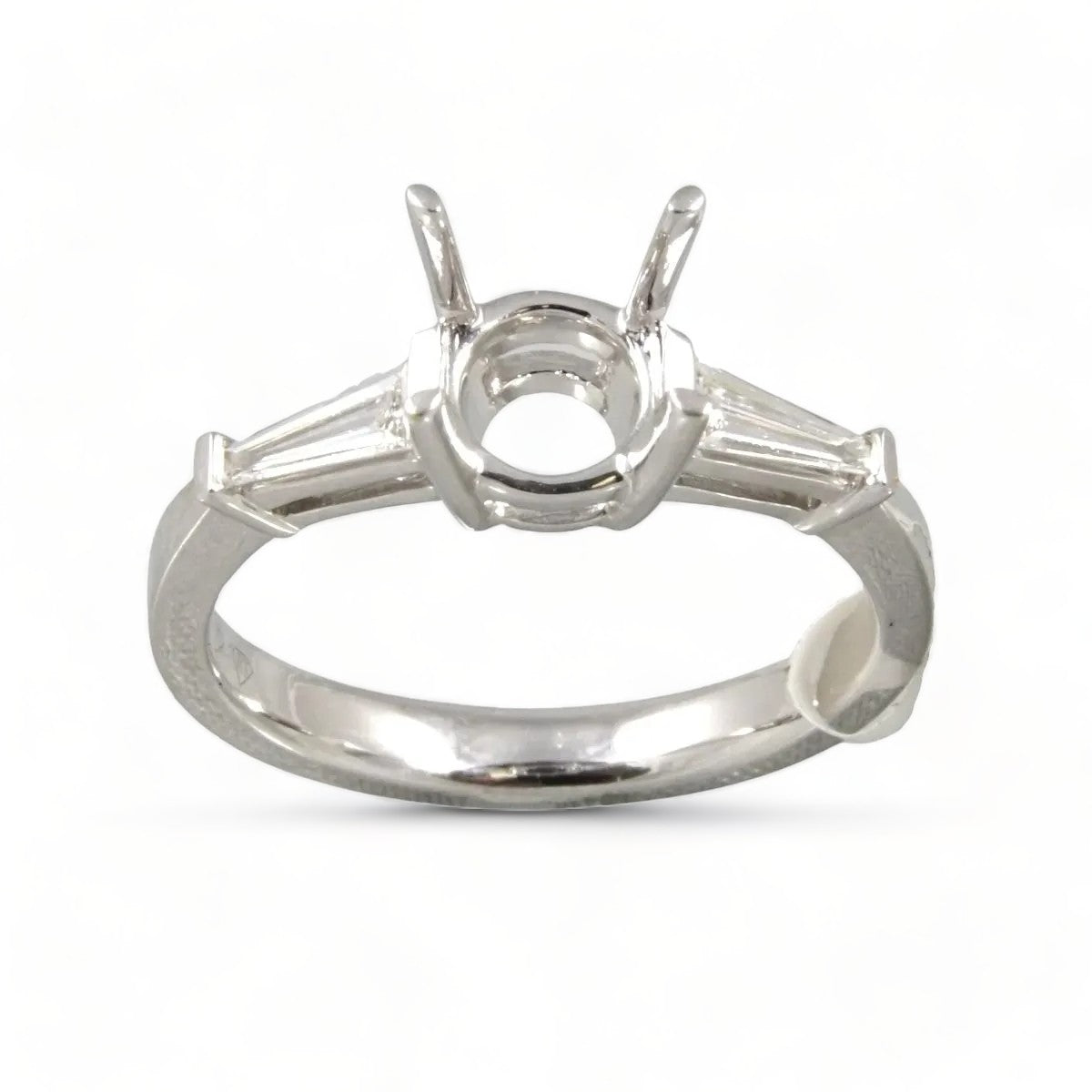 18k White Gold Customized Diamond Wedding Ring image 0