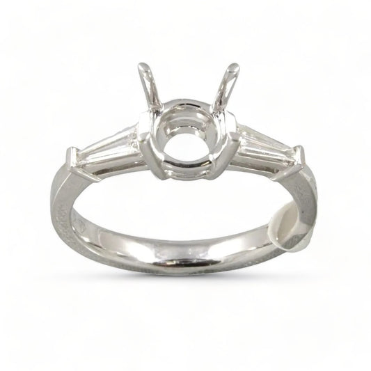 18k White Gold Customized Diamond Wedding Ring image 0