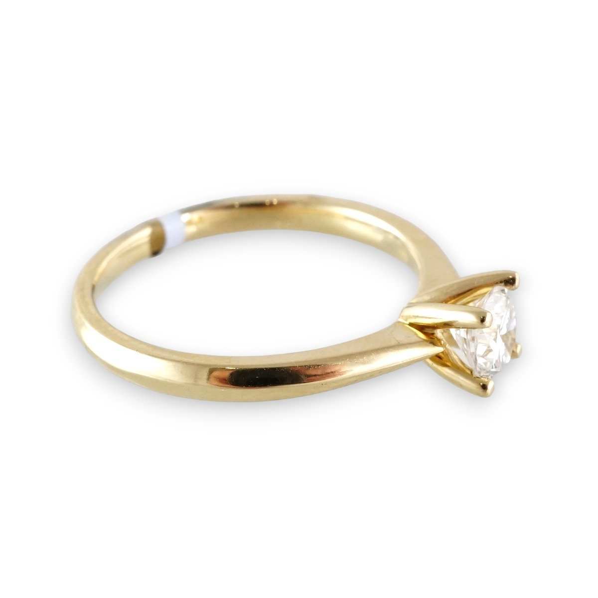 14K Gold Diamond Engagement Ring image 1