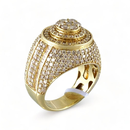 10k Yellow Gold Diamond Luxury Ring image 0