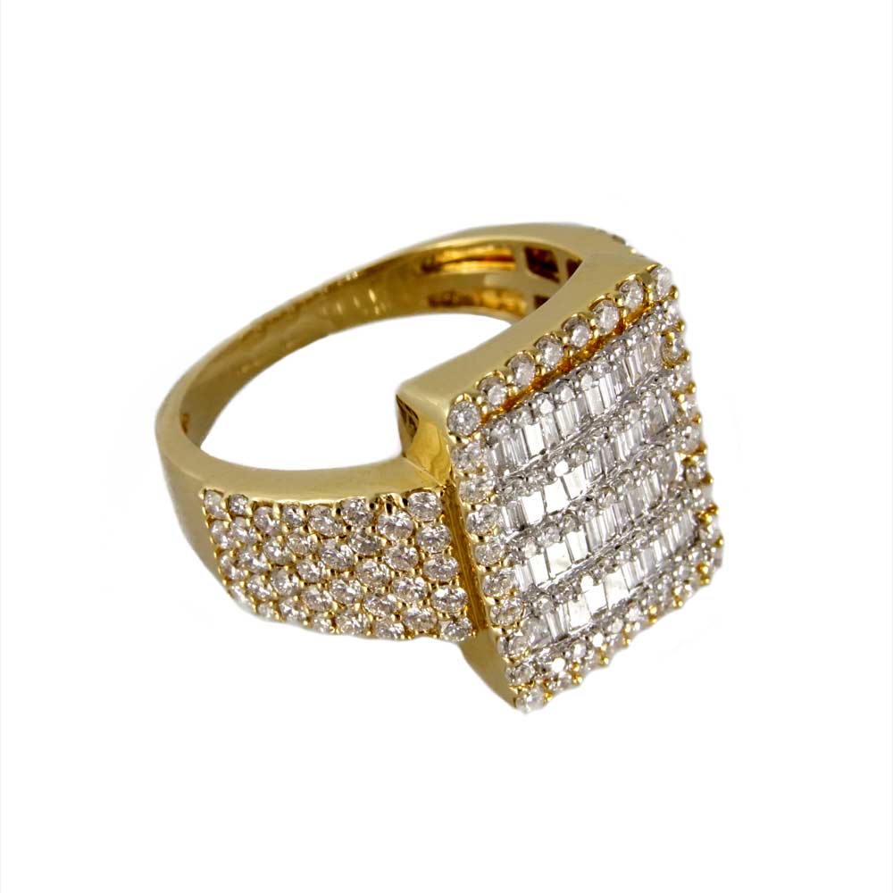 10k Yellow Gold Diamond Ring image 1