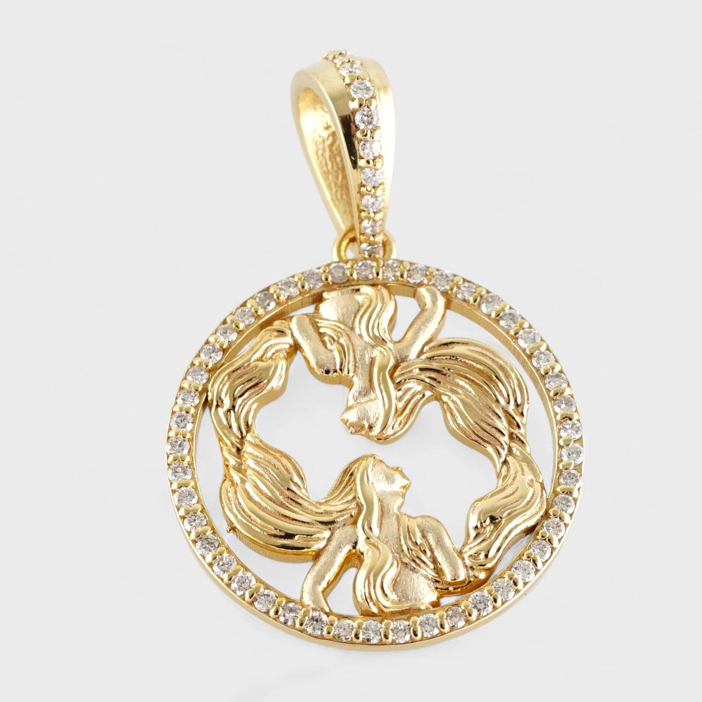 14k Yellow Gold Zodiac Symbol Customized by Grimal image 7