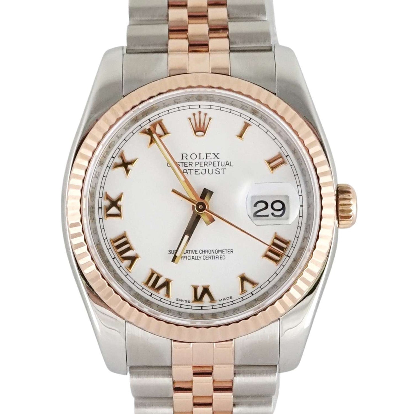 Rolex Datejust Steel and Rose Gold 36 mm - Pre-Owned image 0