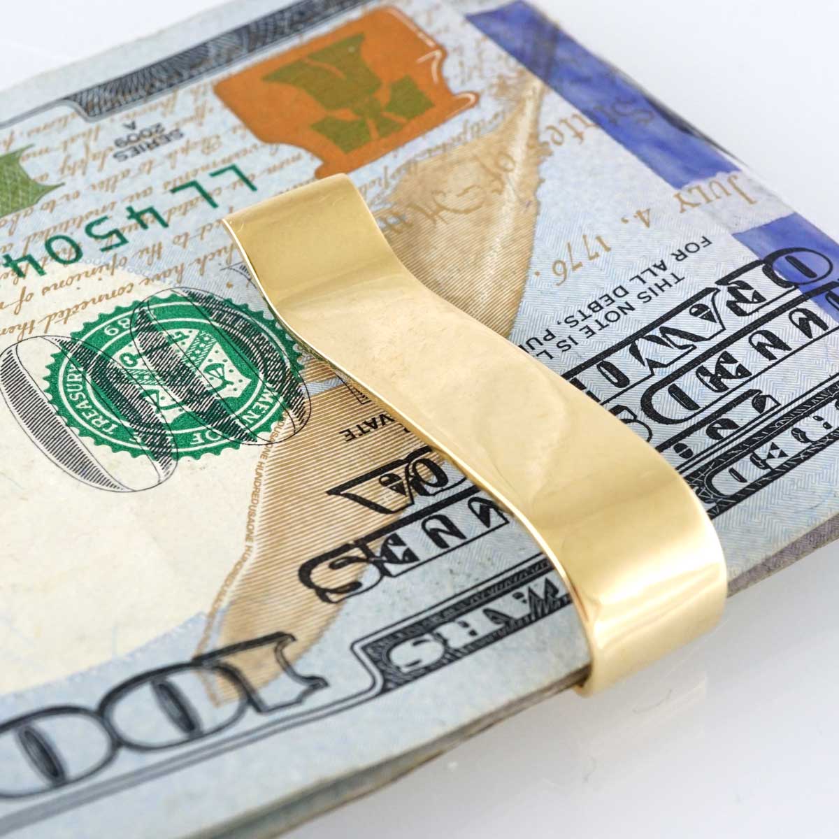 14k Yellow Gold Diamond Ferrari Money Clip image 1