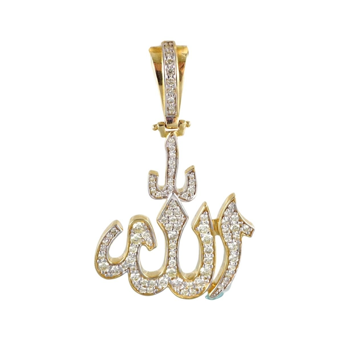 14k Gold Diamond Spiritual Symbol Charm image 2