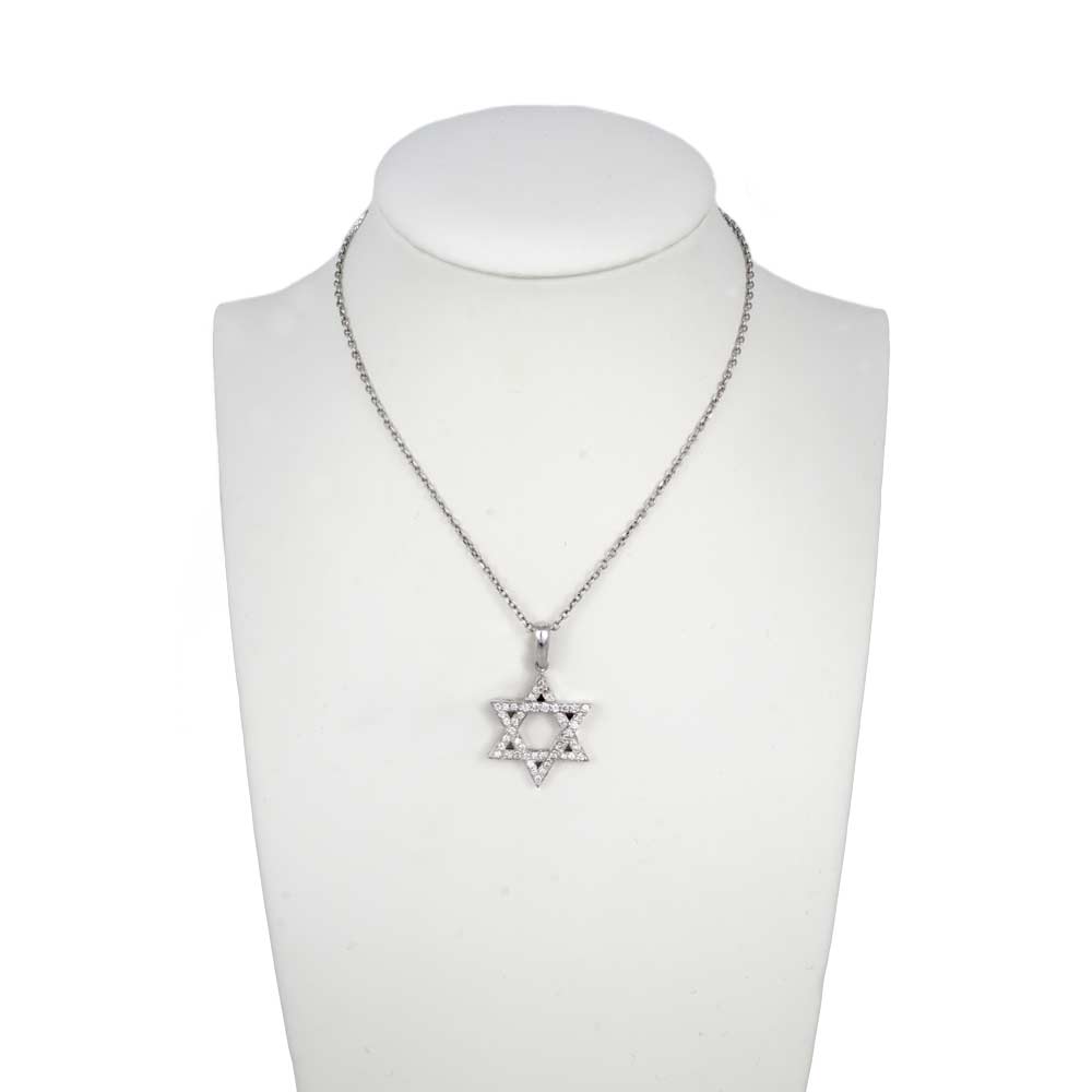 14k Gold Star of David Pendant image 0