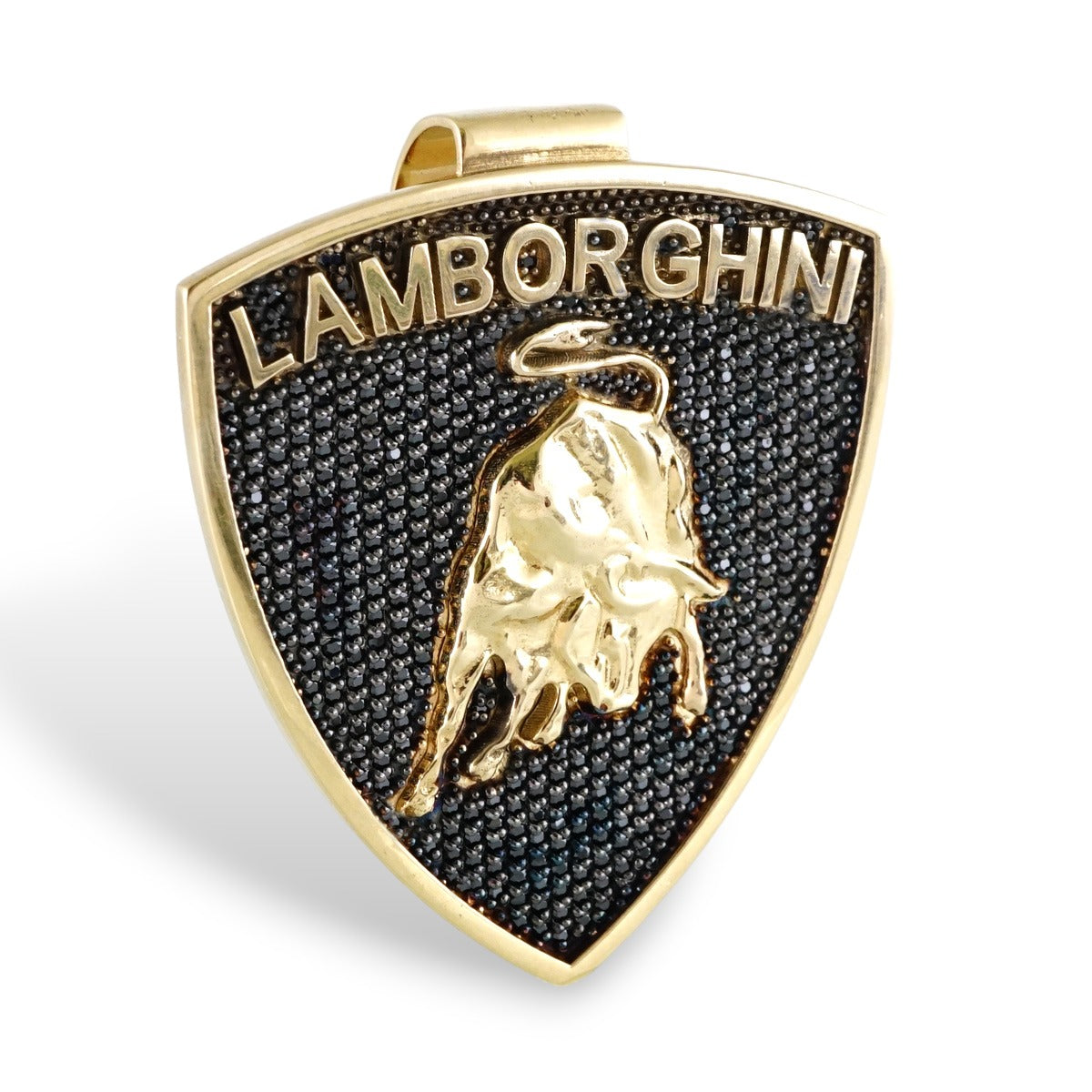 14k Gold Diamond Lamborghini Money Clip image 2
