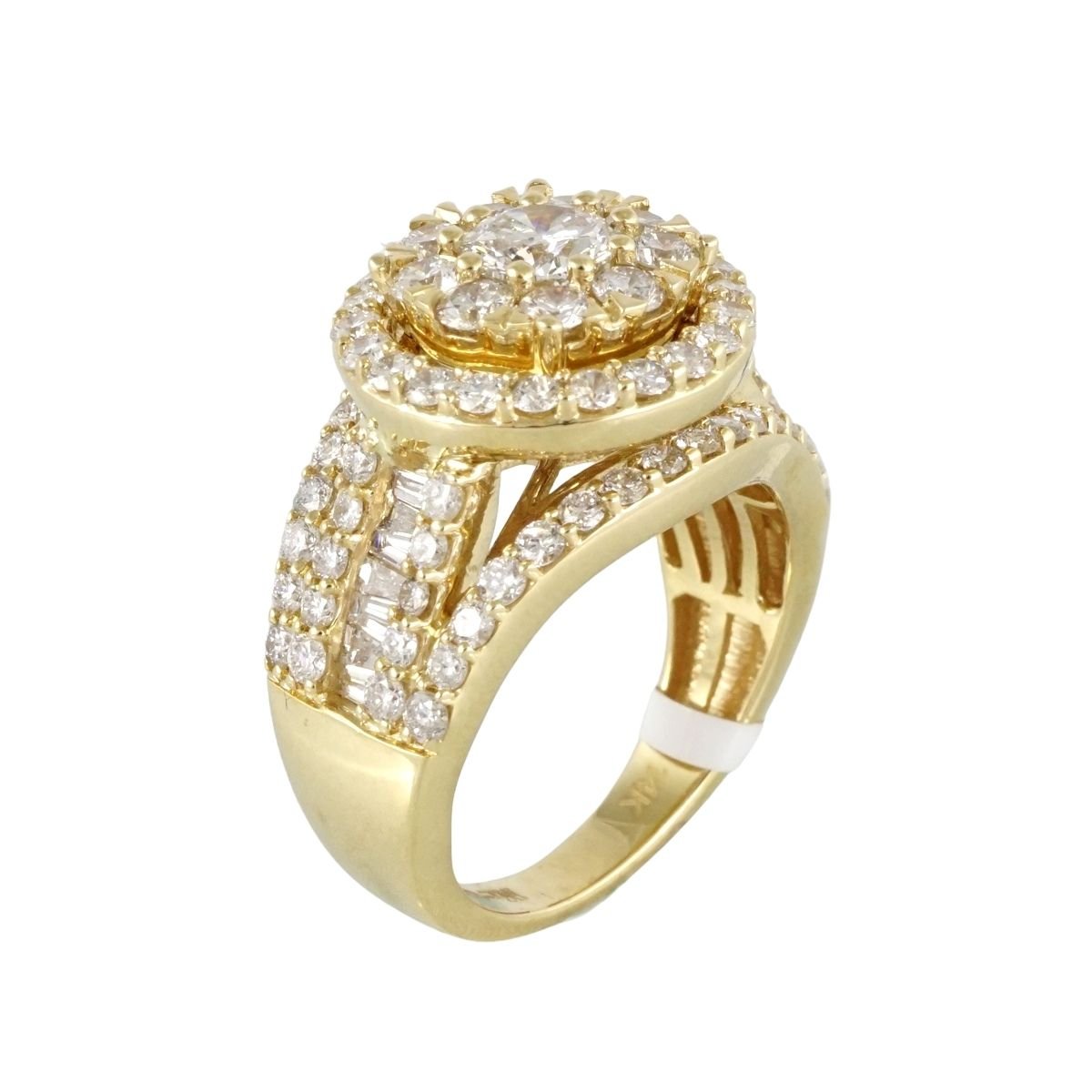 14k Gold Diamond Ring image 3