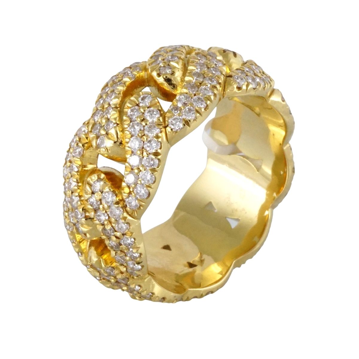 14k Yellow Gold Diamond Ring image 2